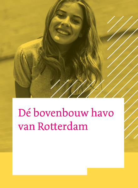 De bovenbouw havo geel